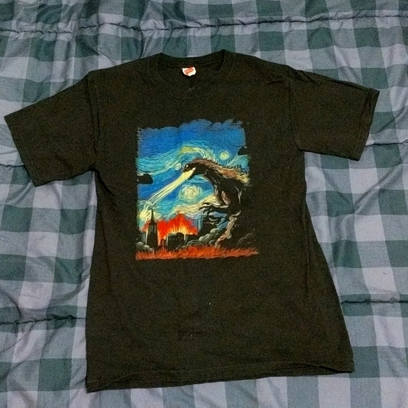 LIMITED EDITION Godzilla Starry Night Tee - Picture 4 of 5